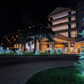 The Celtic Manor Resort looking festive