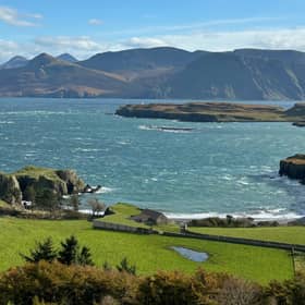 Views from the Isle of Canna in the Inner Hebrides 
