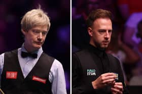 Judd Trump and Neil Robertson are both in action today.