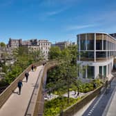 The transformation of Union Terrace Gardens in Aberdeen has been named as the best piece of architecture in Scotland this year. PIC: Andrew Lee.