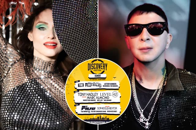 Sophie Ellis-Bextor and Marc Almond are on the line-up for Discovery Festival in Dundee next year.