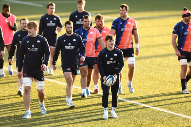 Edinburgh Rugby prepare for Sunday's Champions Cup clash with Toulon.