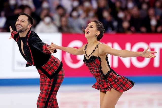 Britain's Lilah Fear and Lewis Gibson.