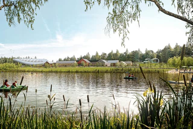 The proposed watersports loch.