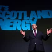 John Swinney has claimed the SNP could cut energy bills by one third with Scottish independence