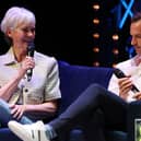 Andy Murray and his mother Judy Murray during a show about his career at the SEC Armadillo in Glasgow, Scotland earlier this year (Picture: Ian MacNicol)