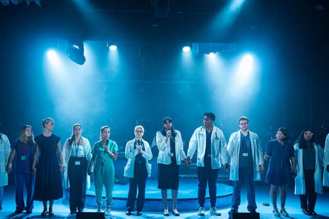 Cast members from the New York run of Lifeline.