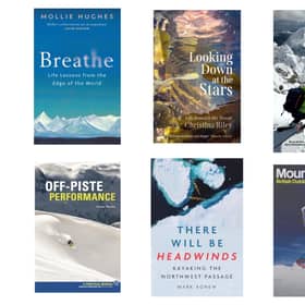Clockwise from top left: Breathe by Mollie Hughes; Looking Down at the Stars by Christina Riley; Skiing and Snowboarding in the Cairngorms by Blair Aitken et al; Mountain Style by Henry Iddon and Max Leonard; There Will Be Headwinds by Mark Agnew; Off-Piste Performance by Alison Thacker