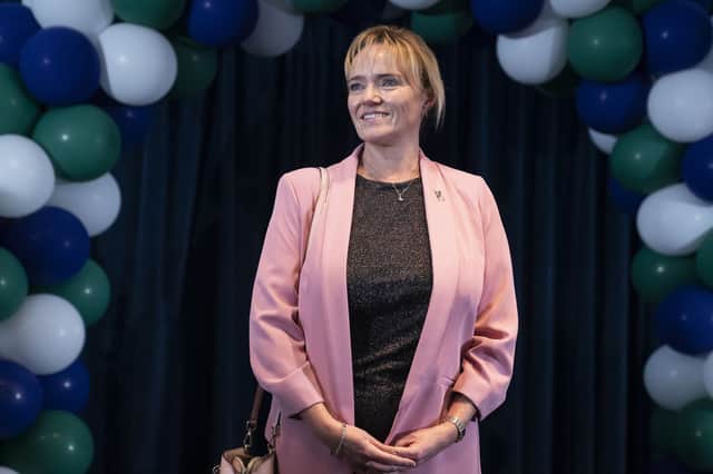 When Sandie Peggie stood up for herself, she stood up for all women (Picture: Jane Barlow)