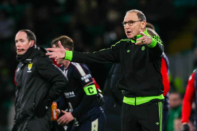Martin O'Neill was in caretaker charge of Celtic.