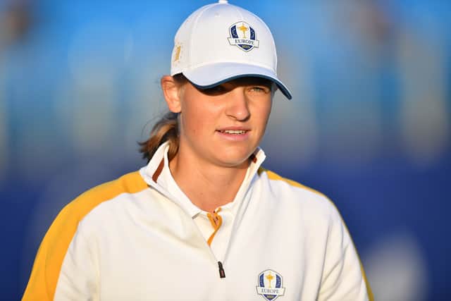 Two years after playing on a winning Junior Ryder Cup team in Rome, Helen Briem secured the top card in the LPGA Q-Series
