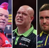 Three of the richest darts players on the planet.