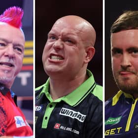 Three of the richest darts players on the planet.
