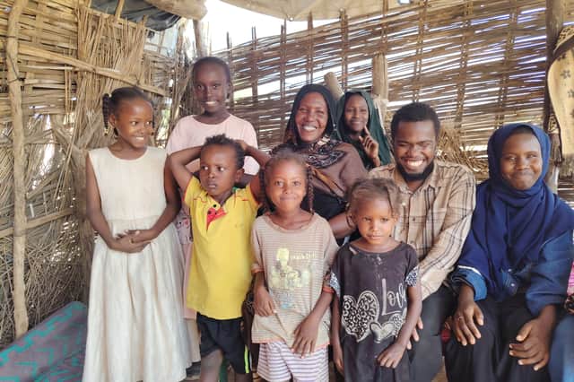 A family in Darfur