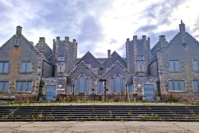Former Wick High School which has since been sold to a local business