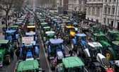 Farmers staged protests in over the changes to inheritance tax rules