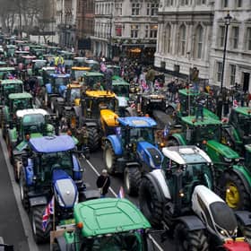 Farmers staged protests in over the changes to inheritance tax rules