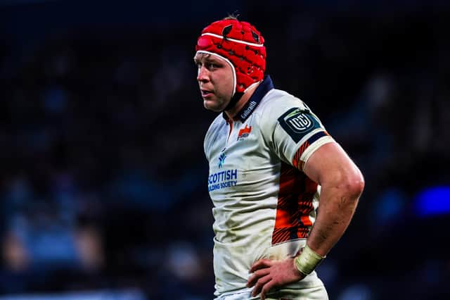 Edinburgh's Grant Gilchrist is dejected after the 1872 Cup defeat to Glasgow Warriors at Hampden. (Photo by Craig Williamson / SNS Group)