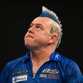 Peter Wright is in second round action today.