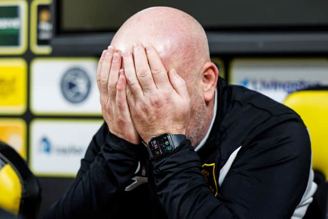 It's been a difficult season for Livingston manager David Martindale.