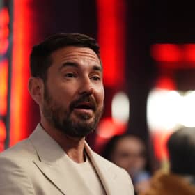 Martin Compston talking to the media at a screening of Fear, during the Glasgow Film Festival at the Glasgow Film Theatre earlier this year