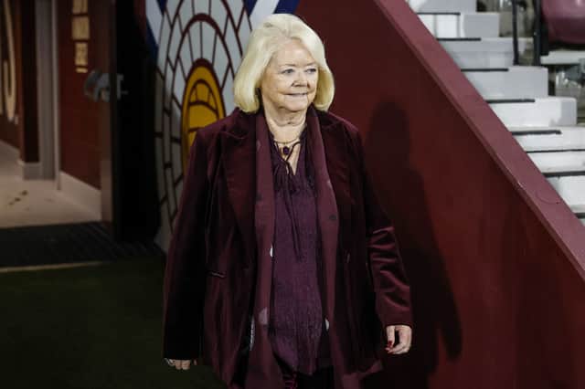 Former Hearts chair Ann Budge has been honoured with an OBE for services to sport and the community. (Photo by Mark Scates / SNS Group)