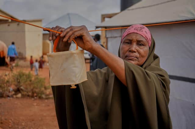 Nuria is one of 34,000 people supported by Juba Foundation and ShelterBox in Somalia.