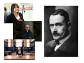 Clockwise from top left: Ali Smith, Thomas Mann, Jenni Fagan and Christopher Brookmyre