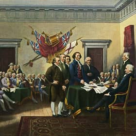 John Trumbull's painting of the 'Signing the Declaration of Independence, 28th June 1776' (Picture: Culture Club)