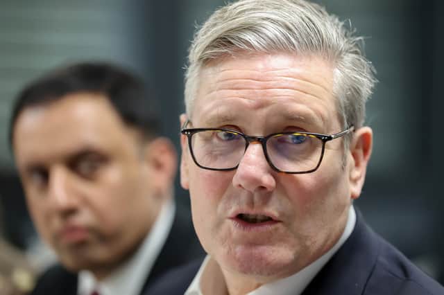 Keir Starmer has vowed to stay on even if Anas Sarwar loses May’s Holyrood election (Picture: Jeff J Mitchell)