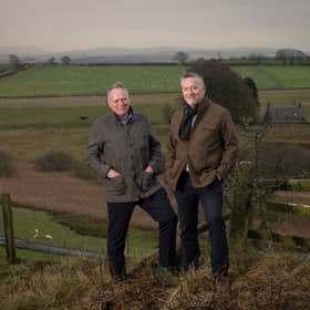 Lovat Mill chairman Stephen Rendle, left, and design director Alan Cumming
