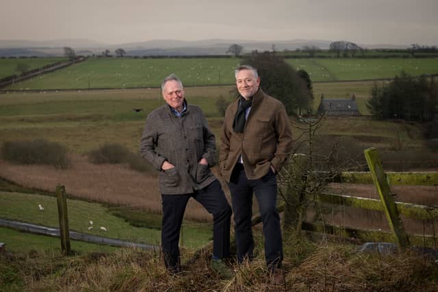 Lovat Mill chairman Stephen Rendle, left, and design director Alan Cumming