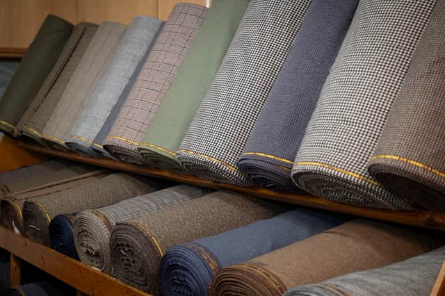 Bolts of Lovat Mill's 200 Anniversary Tweed Collection