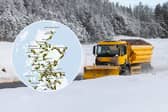 Gritters are out in force across Scotland as snow blankets the nation. 