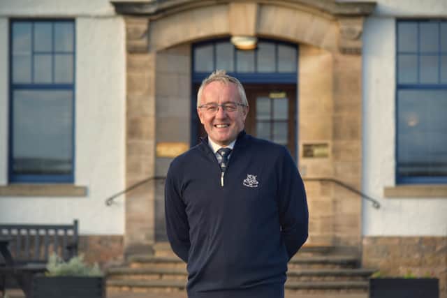 Richard Beswick has started in his new role as the secretary of Gullane Golf Club
