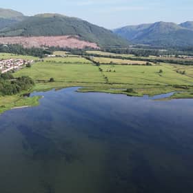 The Holy Loch was severely affected during 20th century with the presence of a U.S. Navy submarine base.