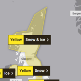 The Met Office has issued an updated yellow weather warning for Friday 