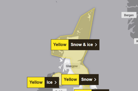 The Met Office has issued an updated yellow weather warning for Friday 