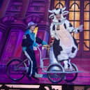 Arts correspondent Jane Bradley takes to the stage in the Festival Theatre pantomime.