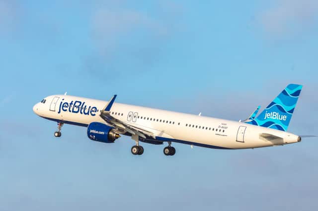 JetBlue flies between Edinburgh and New York and Boston