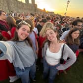 Jenna and friend at St Andrews University