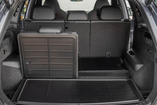The interior remains the Kodiaq vRS's strong suit - practicality is class-leading