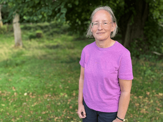 Dr Ruth Mitchell, a woodland ecologist at the JHI