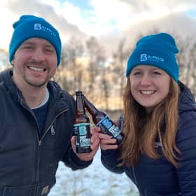 Steve Lewis and Margo Macnab of Burnside Brewery
