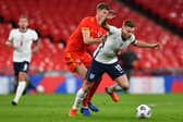 Harvey Barnes won his only England cap in 2020 against Wales.