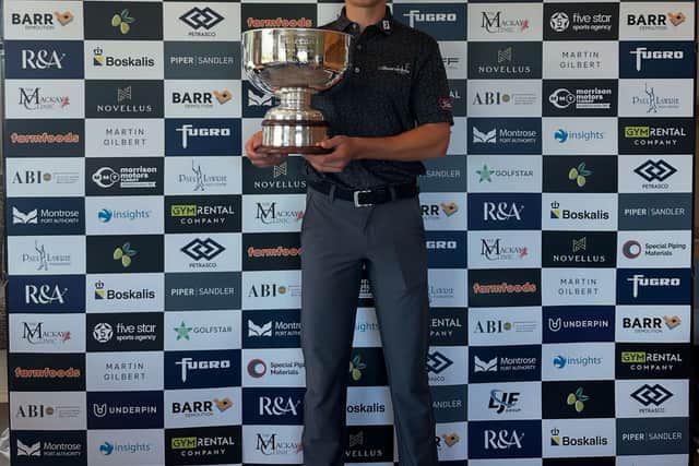 Connor McKinney won the Musselburgh Masters on last year’s Tartan Pro Tour before securing his DP World Tour card for 2026