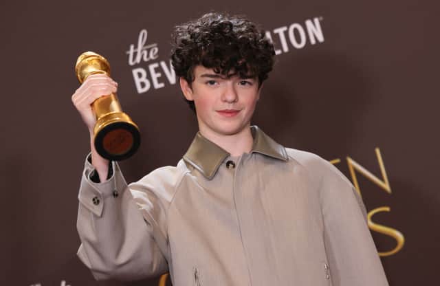 Owen Cooper won best supporting actor for his role in Netflix's Adolescence at the 2026 Golden Globes.
