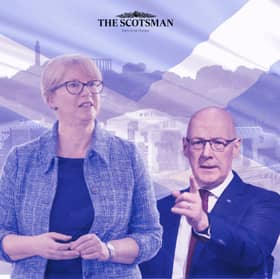 Finance Secretary Shona Robison and First Minister John Swinney