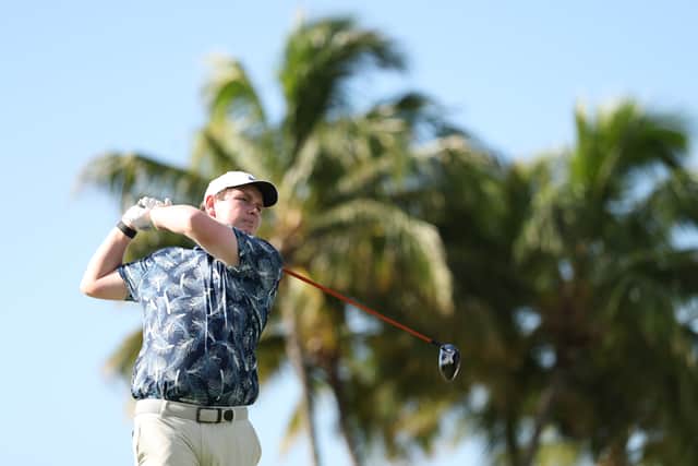 Bob  MacIntyre is competing in the  Sony Open at Waialae Country Club in  Honolulu for the third year in a row 