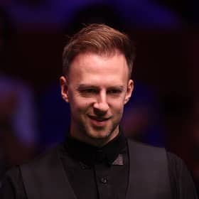 Judd Trump is in first round action at the Masters today.